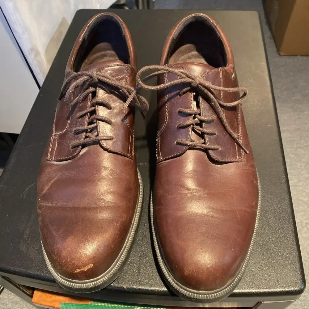 ROCKPORT M9401 Men’s Causal Brown Leather Oxford Size 11M